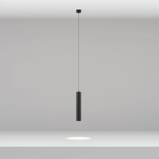 Rippvalgusti Focus LED, Must - Valgustus Luminance'ilt
