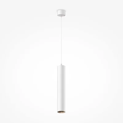 Pendant luminaire Focus LED, White, D52 mm H30 mm - Lighting by Luminance