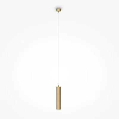 Pendant luminaire Focus, Matte gold - Lighting by Luminance