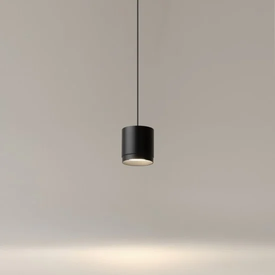 Rippvalgusti Polar, Must - Valgustus Luminance'ilt
