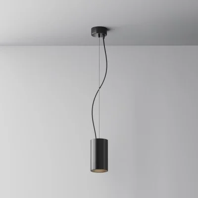 Pendant luminaire Efir, Black, D75 mm H165 mm - Lighting by Luminance
