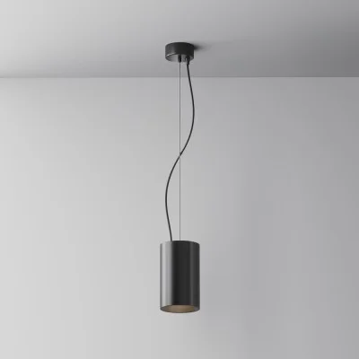 Pendant luminaire Efir, Black, D95 mm H185 mm - Lighting by Luminance