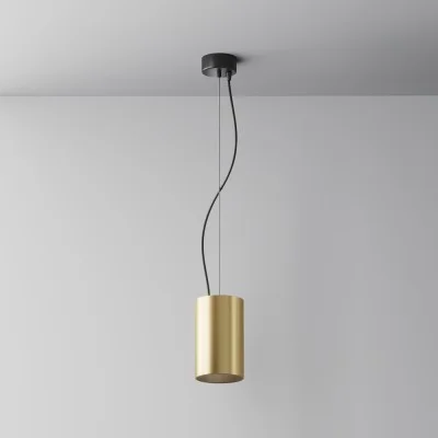 Pendant luminaire Efir, Matte gold, D95 mm H185 mm - Lighting by Luminance