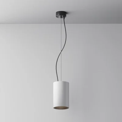 Pendant luminaire Efir, White, D105 mm H200 mm - Lighting by Luminance