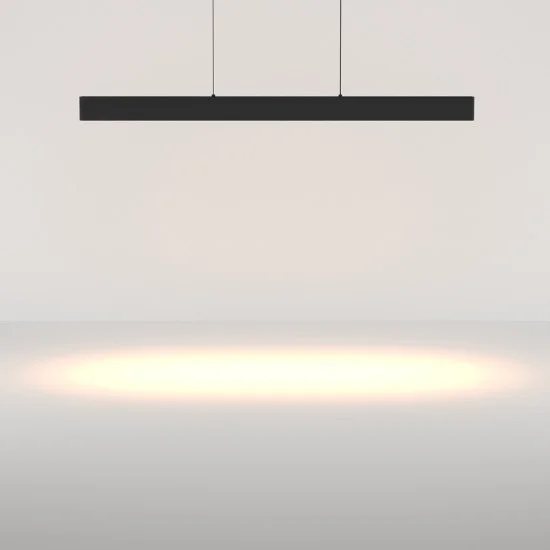 Rippvalgusti Euphoria, Must - Valgustus Luminance'ilt