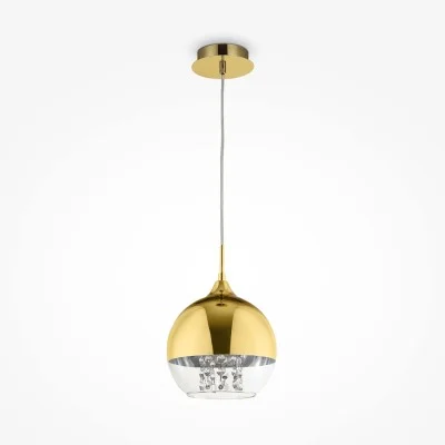 Pendant luminaire Fermi, Gold, D200 mm H260 mm - Lighting by Luminance