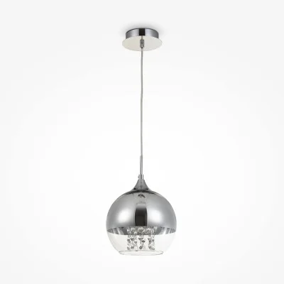 Pendant luminaire Fermi, Nickel, D200 mm H250 mm - Lighting by Luminance