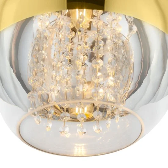 Rippvalgusti Fermi, Kuldne, D300 mm H360 mm - Valgustus Luminance'ilt