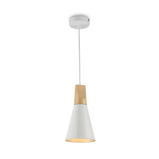 Rippvalgusti Bicones, Valge, D140 mm H240 mm - Valgustus Luminance'ilt