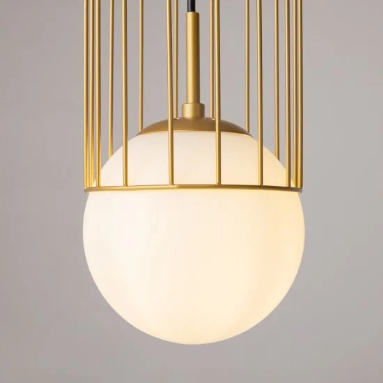 Rippvalgusti Telford, Kuldne, D150 mm H490 mm - Valgustus Luminance'ilt
