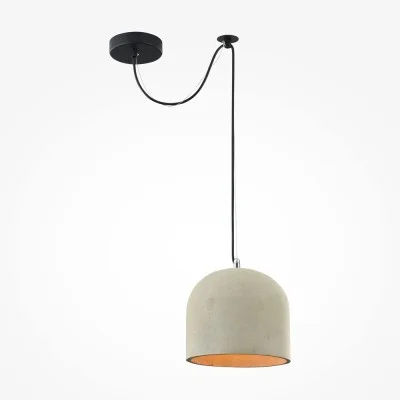 Pendant luminaire Broni, Black, D200 mm H240 mm - Lighting by Luminance