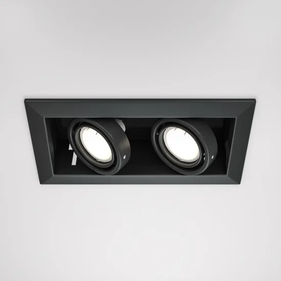 Süvistatav valgusti Metal Modern, Must, W126 mm - Valgustus Luminance'ilt
