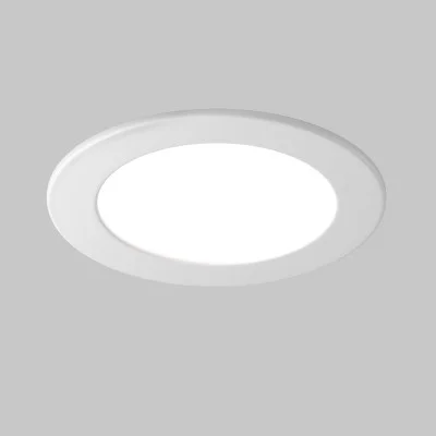 Recessed luminaire Stockton, White, D220 mm - Lighting by Luminance