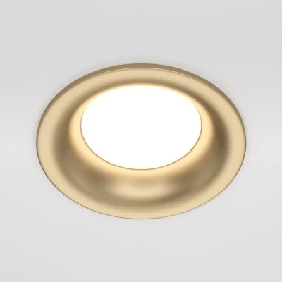 Recessed luminaire Slim, Matte gold, D85 mm - Lighting by Luminance