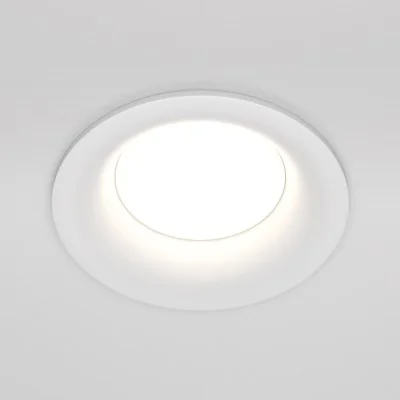 Recessed luminaire Slim, White, D85 mm - Lighting by Luminance
