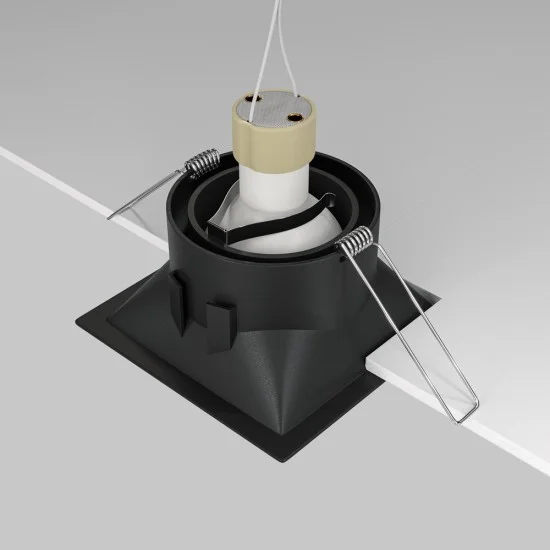 Süvistatav valgusti Dot, Must, W90 mm - Valgustus Luminance'ilt