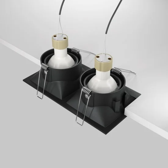 Süvistatav valgusti Dot, Must, W90 mm - Valgustus Luminance'ilt