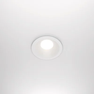 Recessed luminaire Zoom, White, D85 mm - Lighting by Luminance