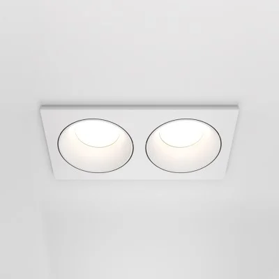 Recessed luminaire Zoom, White, W90 mm - Lighting by Luminance