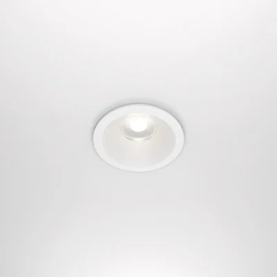 Recessed luminaire Zoom, White, D85 mm - Lighting by Luminance