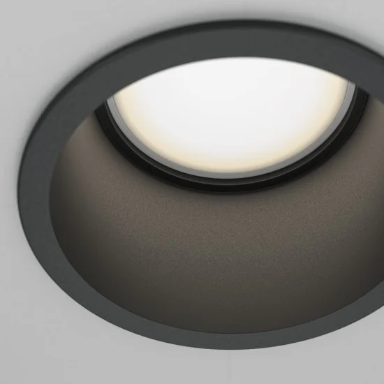 Süvistatav valgusti Reif, Must, D68 mm - Valgustus Luminance'ilt