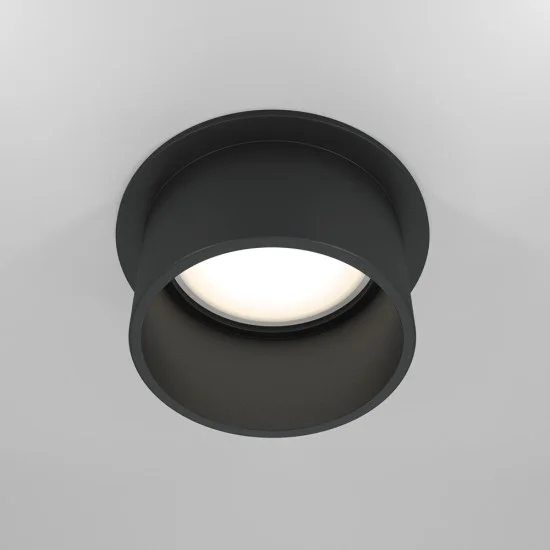 Süvistatav valgusti Reif, Must, D68 mm - Valgustus Luminance'ilt