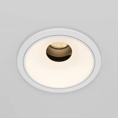 Recessed luminaire Wise, White, D83 mm - Lighting by Luminance