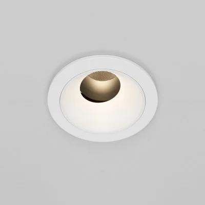 Recessed luminaire Wise, White, D62 mm - Lighting by Luminance
