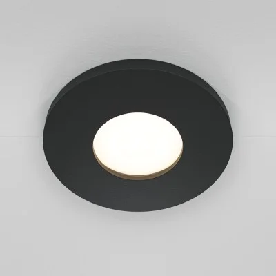 Recessed luminaire Stark, Black, D84 mm - Lighting by Luminance