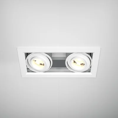 Süvistatav valgusti Metal Modern, Valge, W95 mm - Valgustus Luminance'ilt