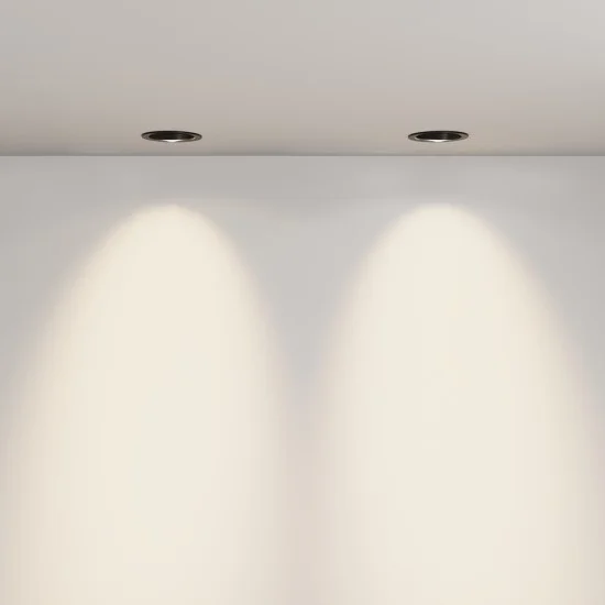 Süvistatav valgusti Lens, Must - Valgustus Luminance'ilt