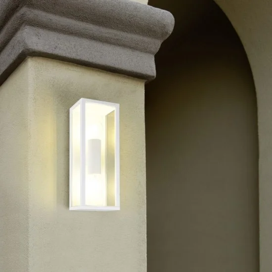 Garonne seinalamp, matt valge, 38 cm - Valgustus Luminance'ilt