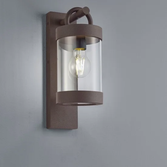 Sambesi seinalamp, roostevärvi, 33 cm, 12,5 cm, 18,6 cm, survealumiinium (204160124) - Valgustus Luminance'ilt