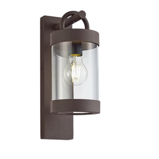 Sambesi seinalamp, roostevärvi, 33 cm, 12,5 cm, 18,6 cm, survealumiinium (204160124) - Valgustus Luminance'ilt