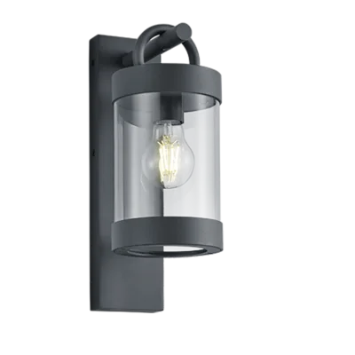 Sambesi seinalamp, antratsiit, 33 cm, 12,5 cm, 18,6 cm, survealumiinium (204160142) - Valgustus Luminance'ilt