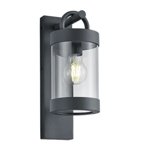 Sambesi seinalamp, antratsiit, 33 cm, 12,5 cm, 18,6 cm, survealumiinium (204160142) - Valgustus Luminance'ilt