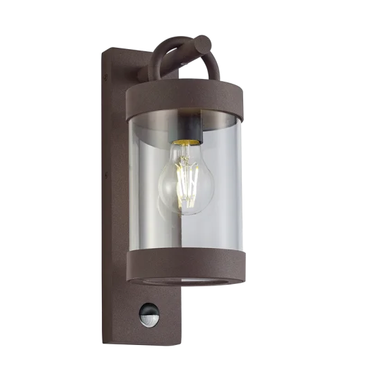 Sambesi seinalamp, roostevärvi, 33 cm, 12,5 cm, 18,6 cm, survealumiinium (204169124) - Valgustus Luminance'ilt