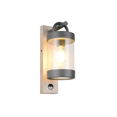 Sambesi seinalamp, puiduimitatsioon, 33 cm, 12,5 cm, 18,6 cm, survealumiinium (204169135) - Valgustus Luminance'ilt