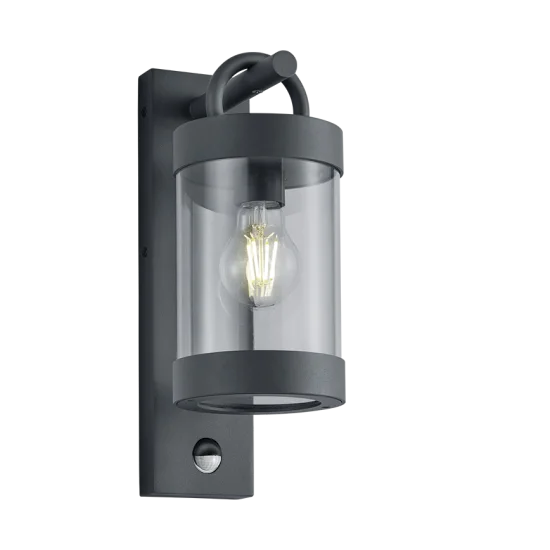 Sambesi seinalamp, antratsiit, 33 cm, 12,5 cm, 18,6 cm, survealumiinium (204169142) - Valgustus Luminance'ilt