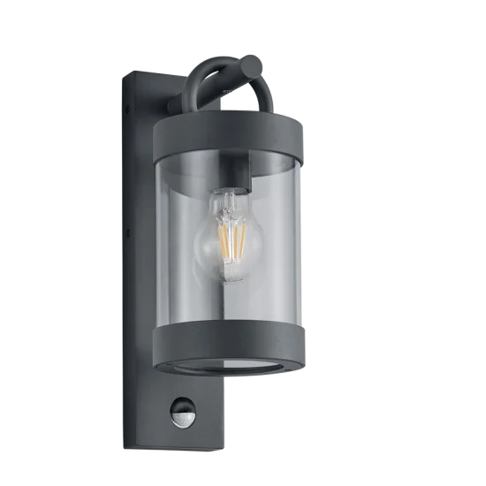 Sambesi seinalamp, antratsiit, 33 cm, 12,5 cm, 18,6 cm, survealumiinium (204169142) - Valgustus Luminance'ilt