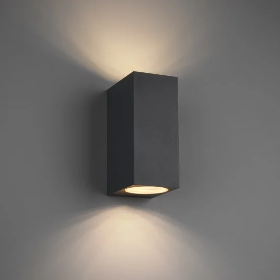 Roya seinalamp, antratsiit, 15 cm, 6,9 cm, 9,2 cm, survealumiinium (204269242) - Valgustus Luminance'ilt