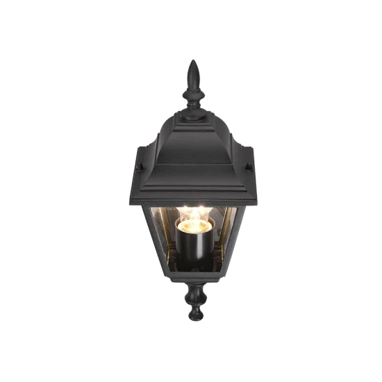 Livenza seinalamp, matt must, 34 cm, 14 cm, 19 cm, survealumiinium (205760132) - Valgustus Luminance'ilt