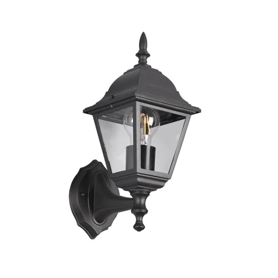 Livenza seinalamp, matt must, 34 cm, 14 cm, 19 cm, survealumiinium (205760132) - Valgustus Luminance'ilt