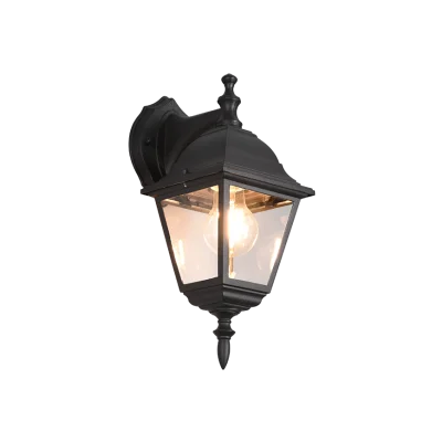 Livenza seinalamp, matt must, 34 cm, 14 cm, 19 cm, survealumiinium (205767132) - Valgustus Luminance'ilt