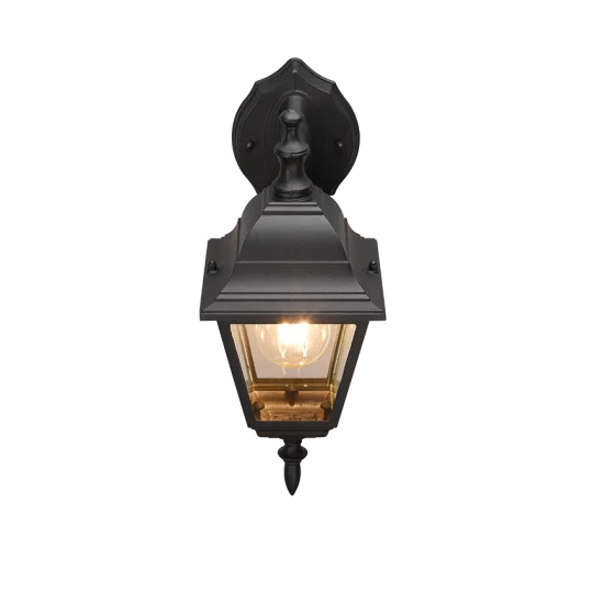 Livenza seinalamp, matt must, 34 cm, 14 cm, 19 cm, survealumiinium (205767132) - Valgustus Luminance'ilt