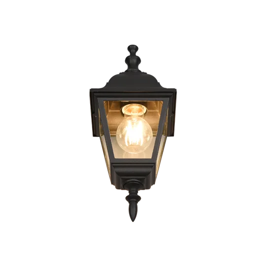 Livenza seinalamp, matt must, 34 cm, 14 cm, 19 cm, survealumiinium (205767132) - Valgustus Luminance'ilt