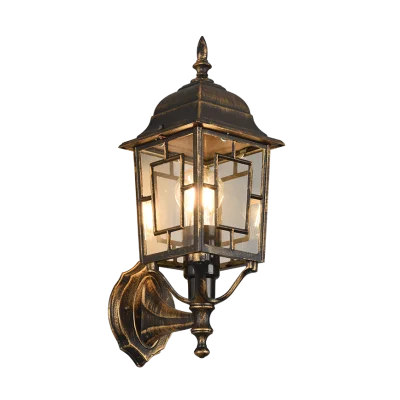 Volturno seinalamp, antiikrooste, 41,5 cm - Valgustus Luminance'ilt