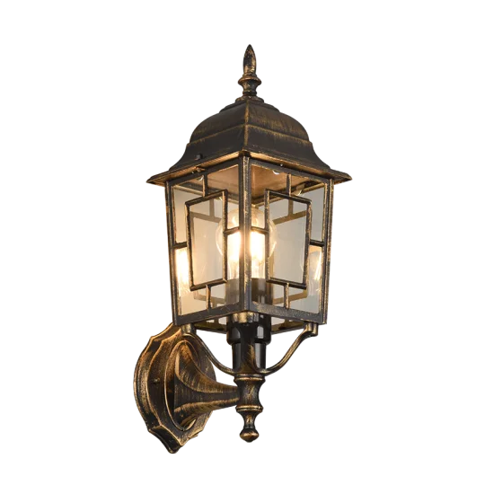 Volturno seinalamp, antiikrooste, 41,5 cm - Valgustus Luminance'ilt