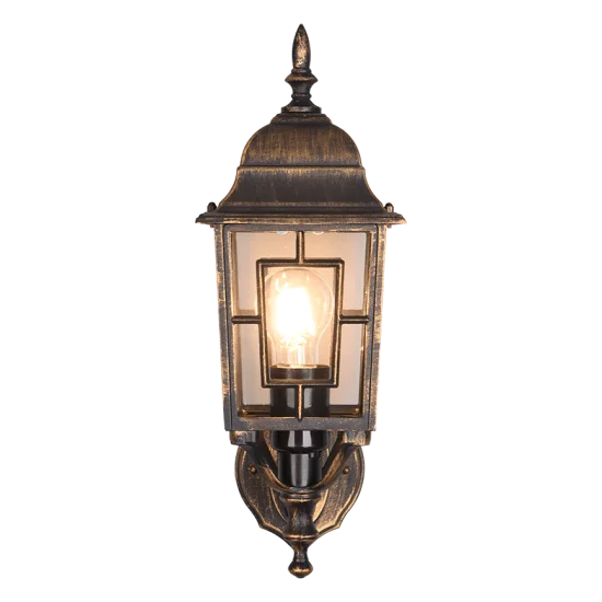 Volturno seinalamp, antiikrooste, 41,5 cm - Valgustus Luminance'ilt