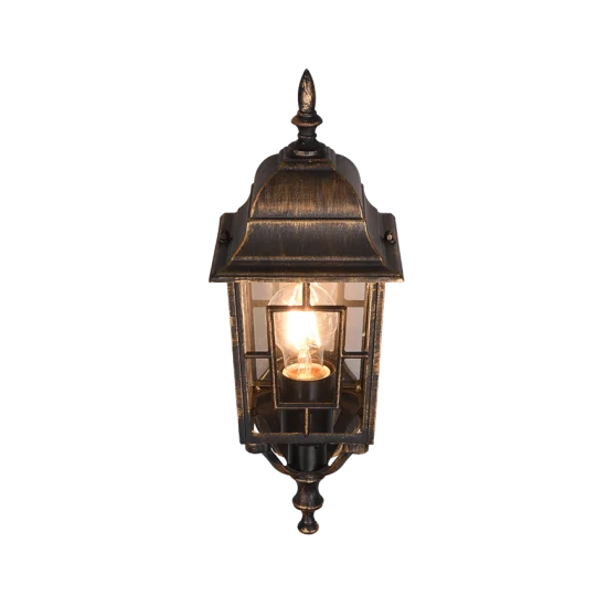 Volturno seinalamp, antiikrooste, 41,5 cm - Valgustus Luminance'ilt